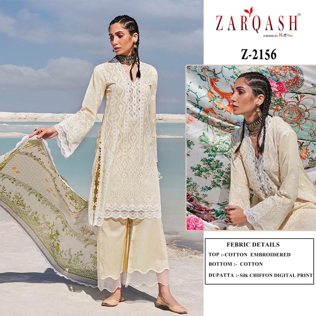 Lawankari Vol 24 By Zarqash Embroidery Cotton Pakistani Suits Wholesale Market In Surat